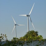 A Pair of Wind Turbines in Bowling Green, OH